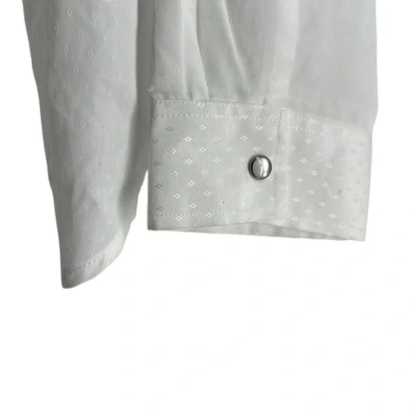 Roper pearl snap western shirt all over monotone print cowboy rodeo sz 2X - Picture 10 of 13